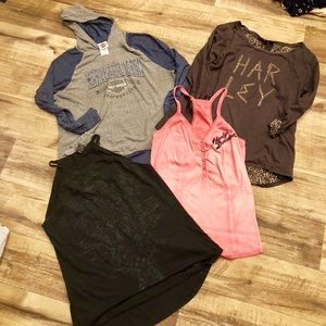Size large/ xLarge Harley Davidson bundle🧡🖤🏍